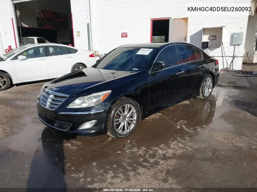 KMHGC4DD5EU260092 2014 Hyundai Genesis 3.8