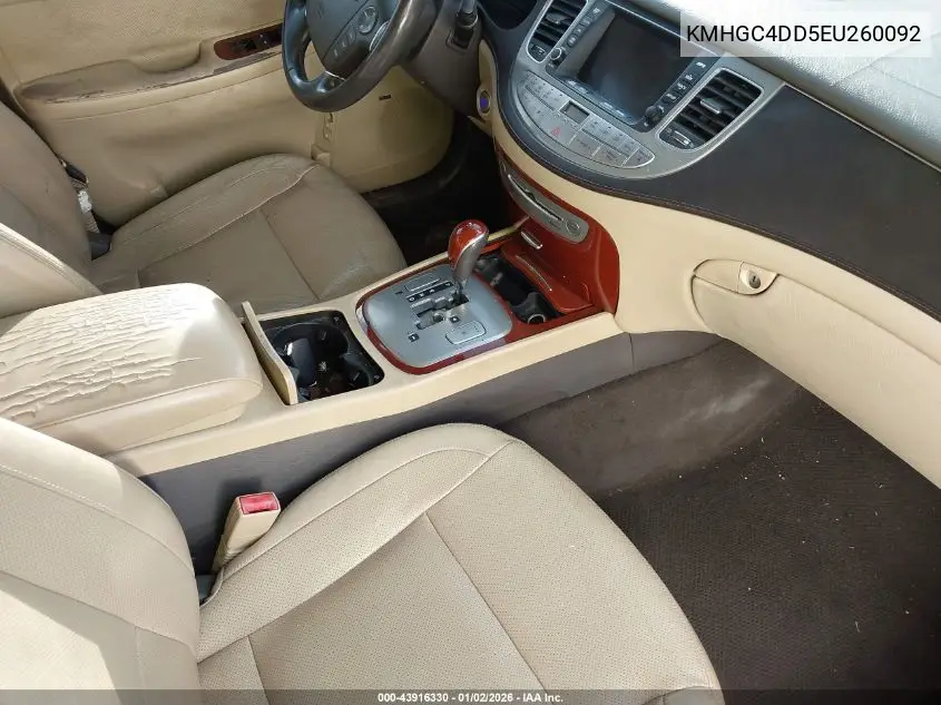 KMHGC4DD5EU260092 2014 Hyundai Genesis 3.8