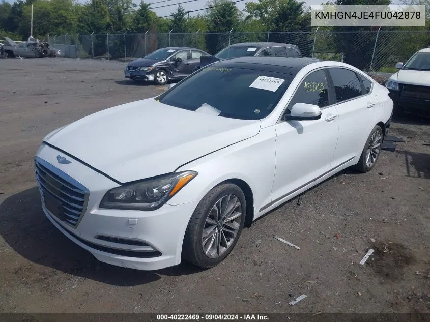 KMHGN4JE4FU042878 2015 Hyundai Genesis 3.8