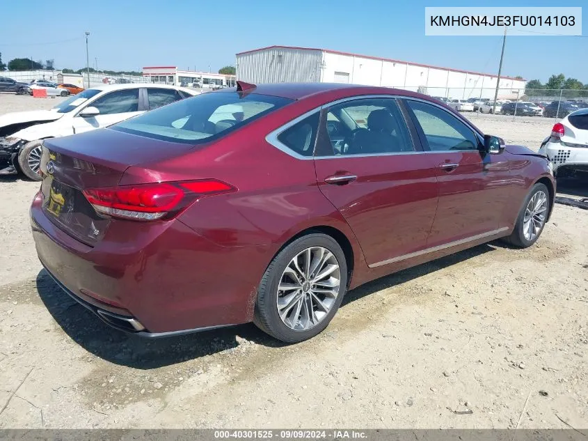 KMHGN4JE3FU014103 2015 Hyundai Genesis 3.8