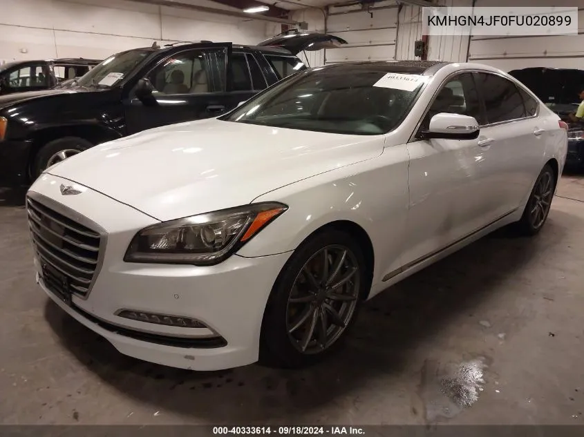 KMHGN4JF0FU020899 2015 Hyundai Genesis 5.0