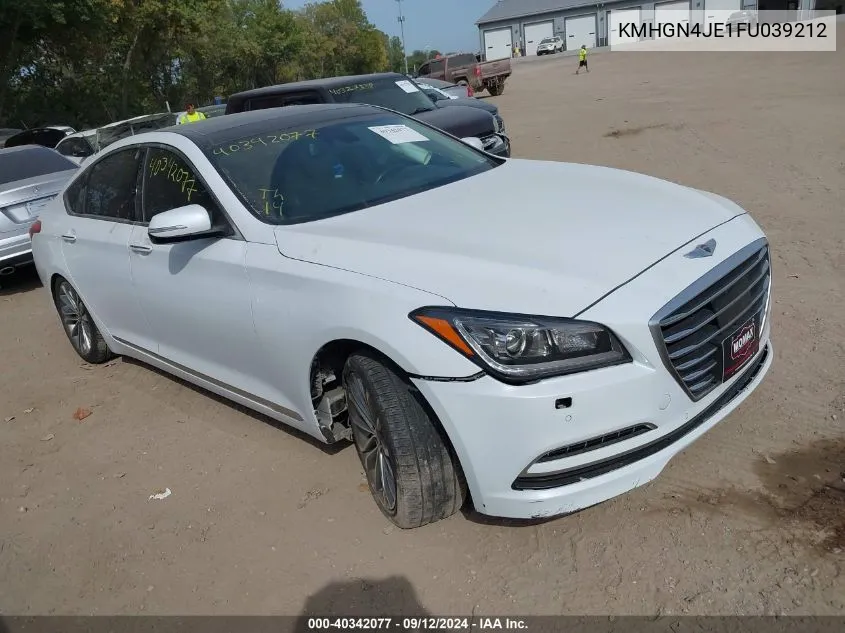 KMHGN4JE1FU039212 2015 Hyundai Genesis 3.8