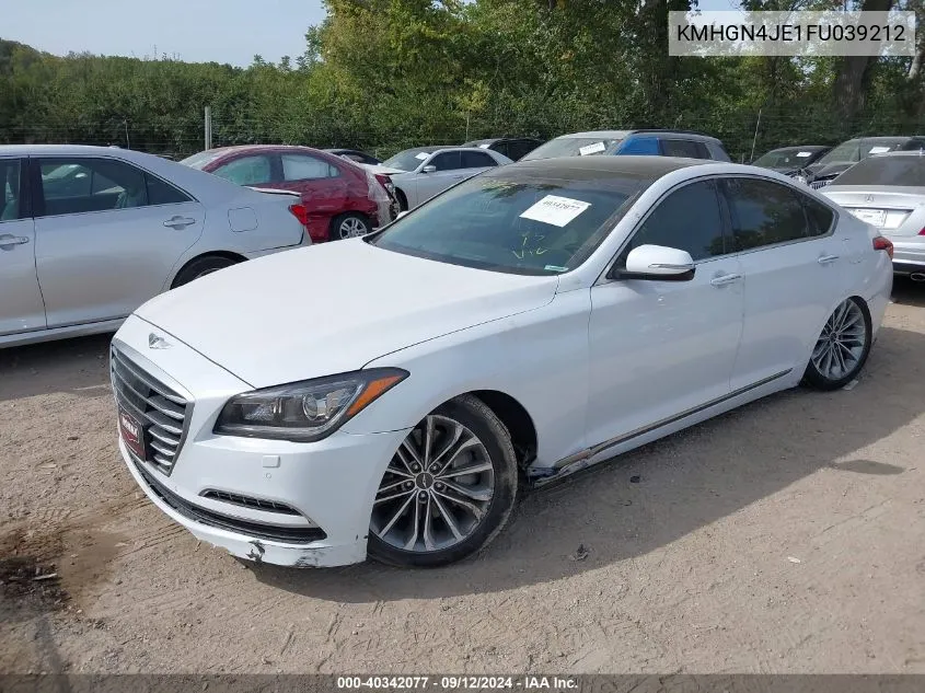 KMHGN4JE1FU039212 2015 Hyundai Genesis 3.8