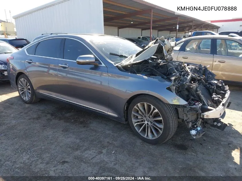 KMHGN4JE0FU078888 2015 Hyundai Genesis 3.8