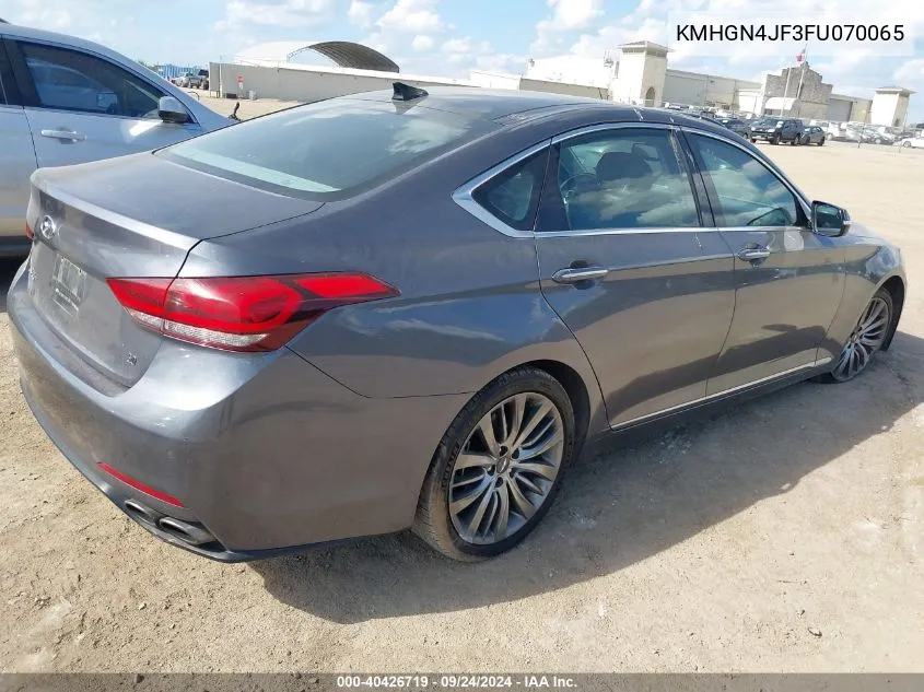 KMHGN4JF3FU070065 2015 Hyundai Genesis 5.0