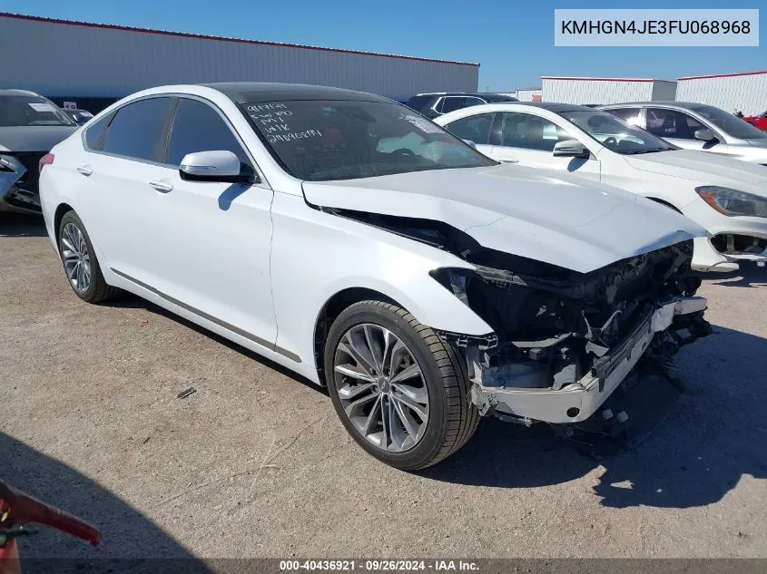 KMHGN4JE3FU068968 2015 Hyundai Genesis 3.8L