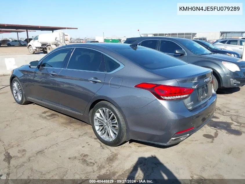 KMHGN4JE5FU079289 2015 Hyundai Genesis 3.8