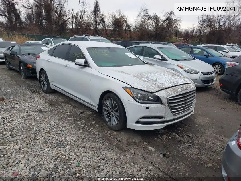 KMHGN4JE1FU092041 2015 Hyundai Genesis 3.8