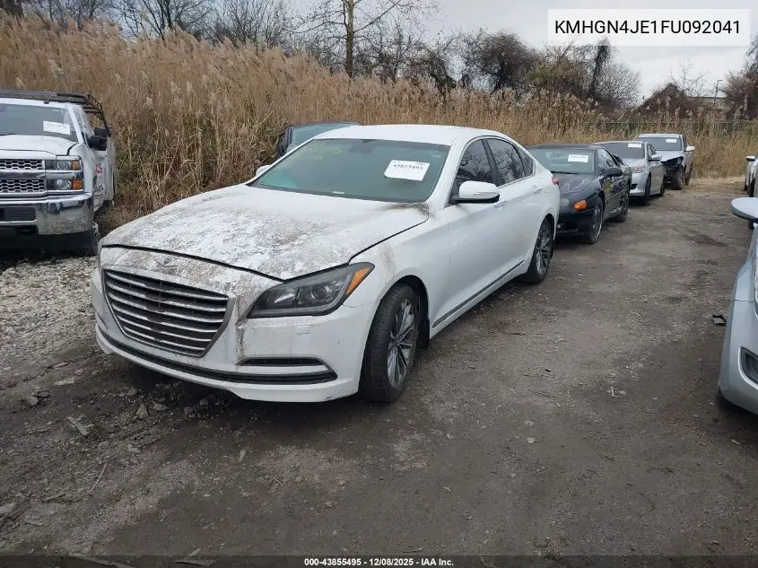 KMHGN4JE1FU092041 2015 Hyundai Genesis 3.8