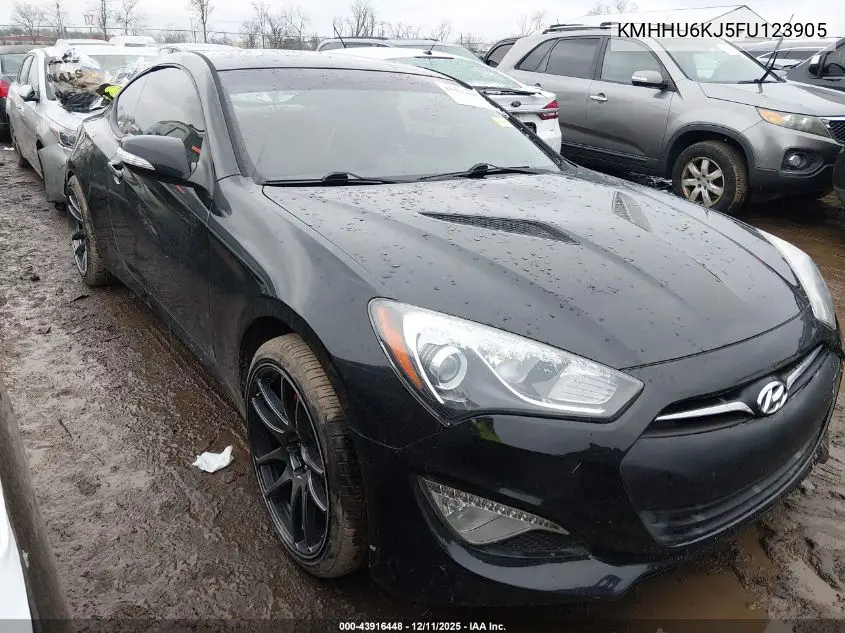 KMHHU6KJ5FU123905 2015 Hyundai Genesis 3.8 Ultimate