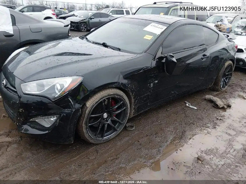 KMHHU6KJ5FU123905 2015 Hyundai Genesis 3.8 Ultimate