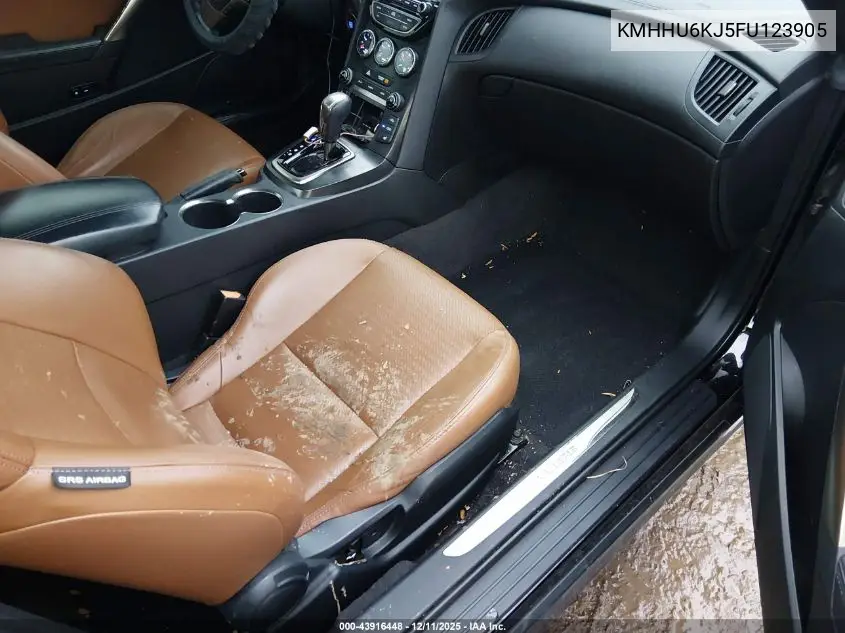 KMHHU6KJ5FU123905 2015 Hyundai Genesis 3.8 Ultimate