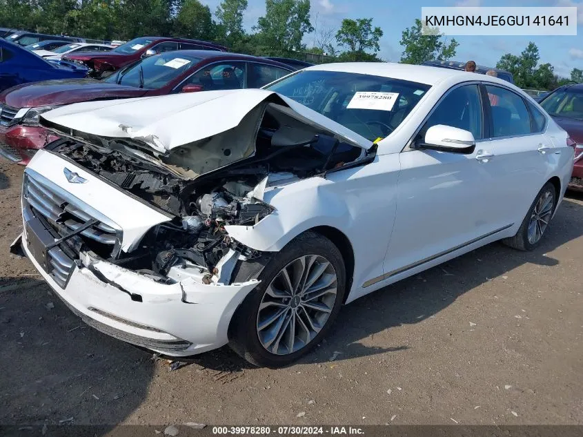 KMHGN4JE6GU141641 2016 Hyundai Genesis 3.8