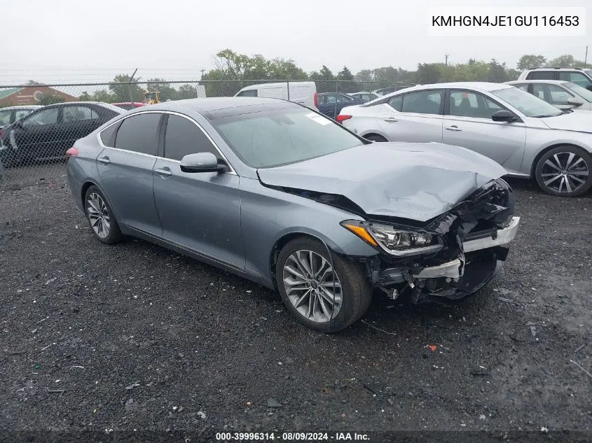 KMHGN4JE1GU116453 2016 Hyundai Genesis 3.8