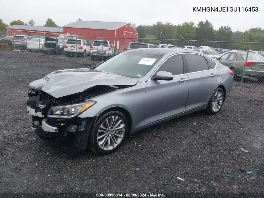 KMHGN4JE1GU116453 2016 Hyundai Genesis 3.8