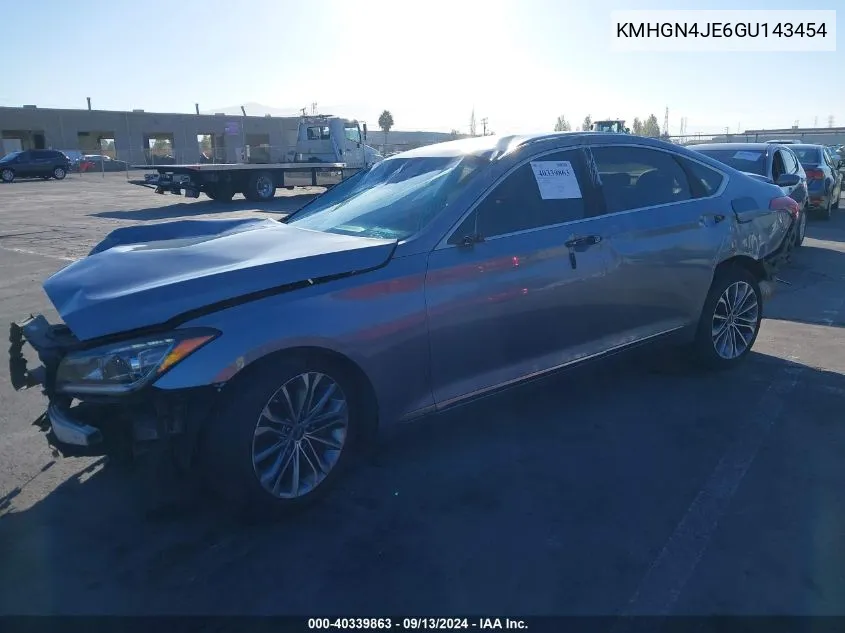 KMHGN4JE6GU143454 2016 Hyundai Genesis 3.8