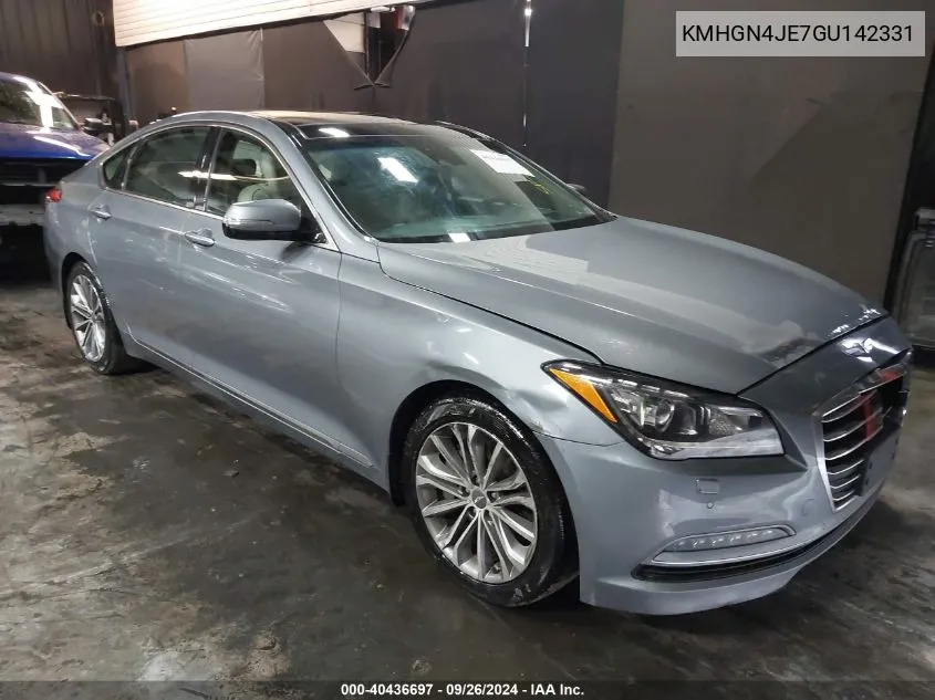 KMHGN4JE7GU142331 2016 Hyundai Genesis 3.8