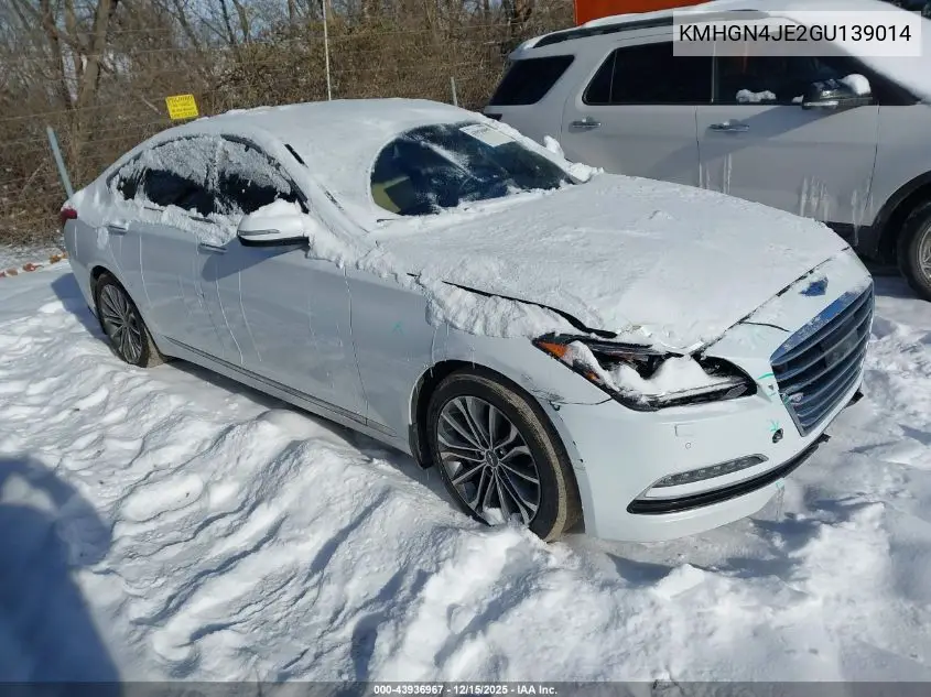 KMHGN4JE2GU139014 2016 Hyundai Genesis 3.8