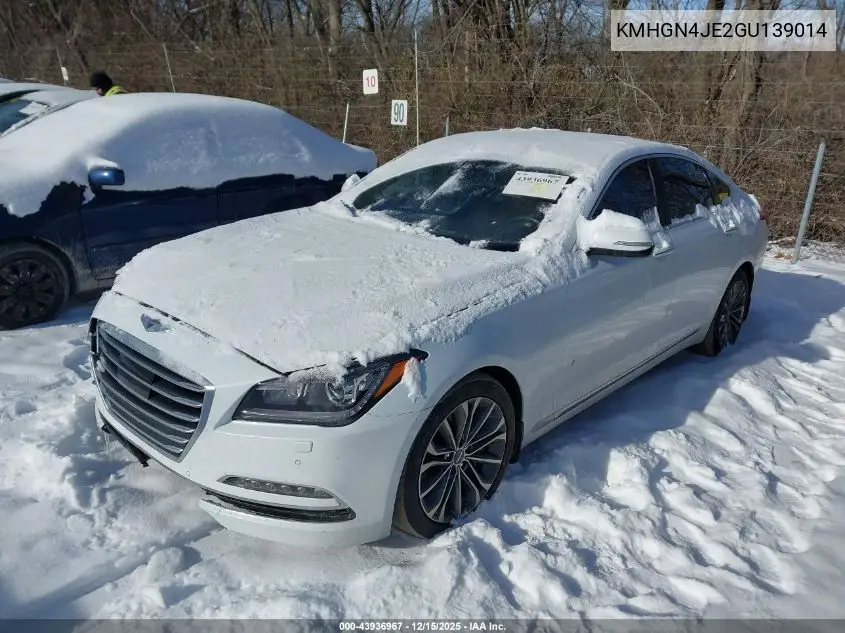 KMHGN4JE2GU139014 2016 Hyundai Genesis 3.8