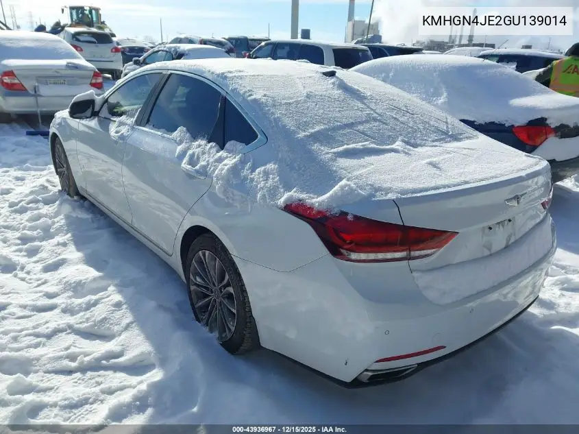 KMHGN4JE2GU139014 2016 Hyundai Genesis 3.8