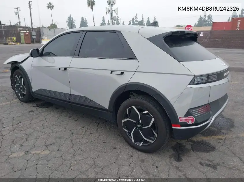 KM8KM4DB8RU242326 2024 Hyundai Ioniq 5 Se Standard Range