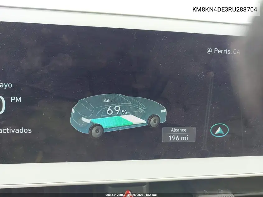 2024 Hyundai Ioniq 5 Sel VIN: KM8KN4DE3RU288704 Lot: 45126052