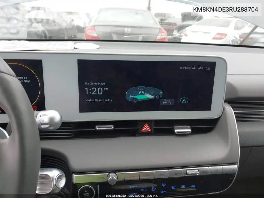 2024 Hyundai Ioniq 5 Sel VIN: KM8KN4DE3RU288704 Lot: 45126052