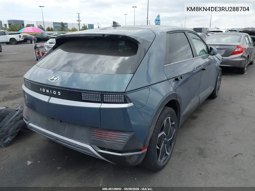 2024 Hyundai Ioniq 5 Sel VIN: KM8KN4DE3RU288704 Lot: 45126052