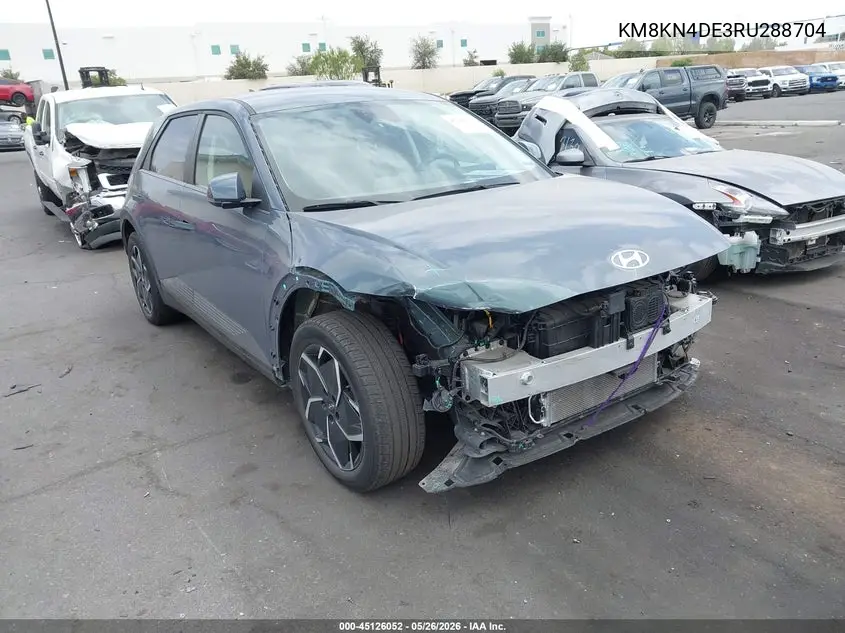 2024 Hyundai Ioniq 5 Sel VIN: KM8KN4DE3RU288704 Lot: 45126052
