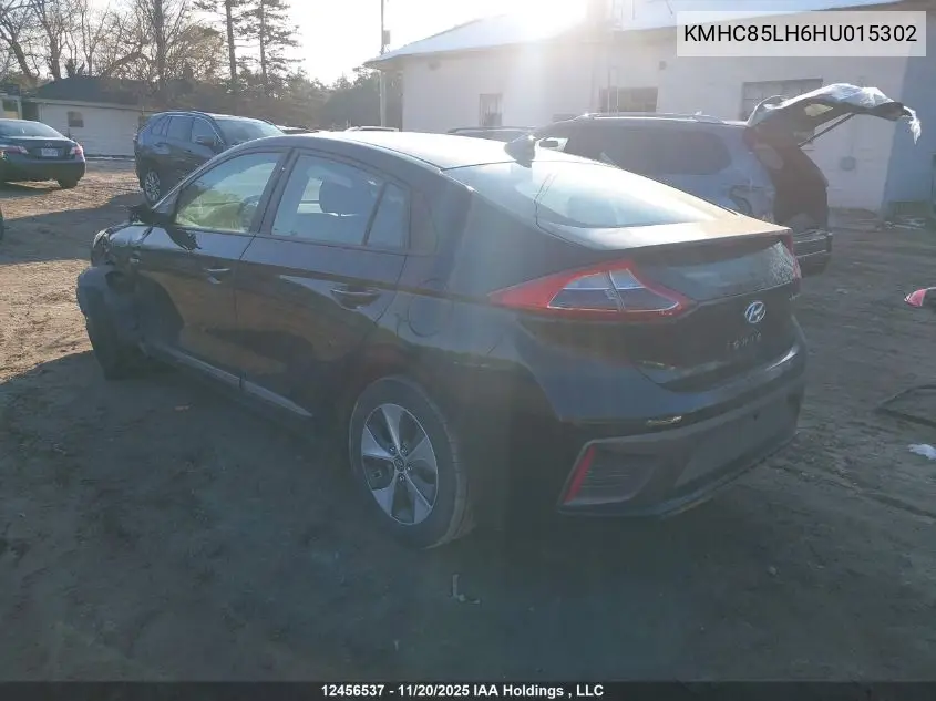 KMHC85LH6HU015302 2017 Hyundai Ioniq Limited
