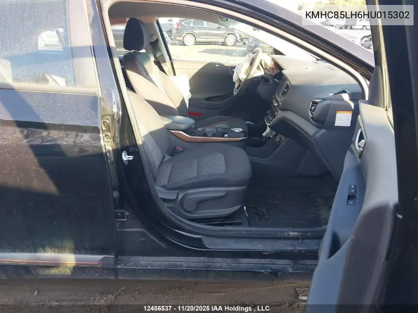 KMHC85LH6HU015302 2017 Hyundai Ioniq Limited