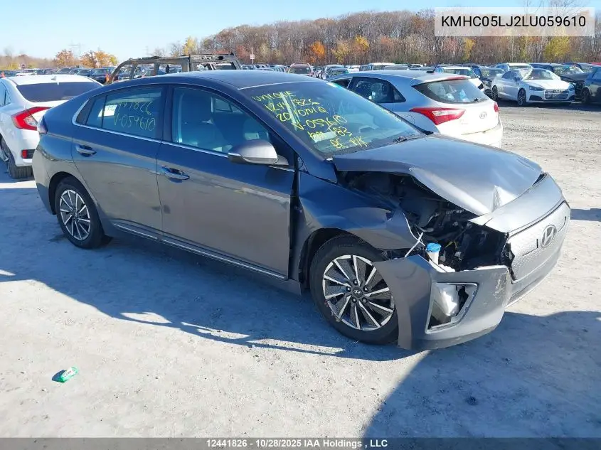 KMHC05LJ2LU059610 2020 Hyundai Ioniq Electric Ultimate