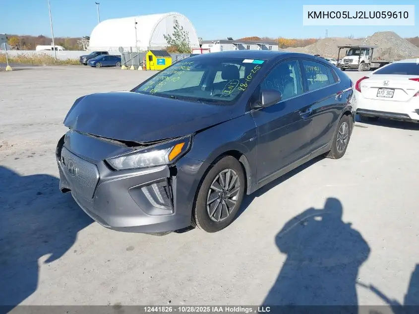 KMHC05LJ2LU059610 2020 Hyundai Ioniq Electric Ultimate