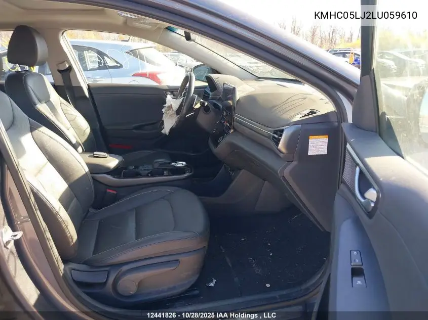 KMHC05LJ2LU059610 2020 Hyundai Ioniq Electric Ultimate