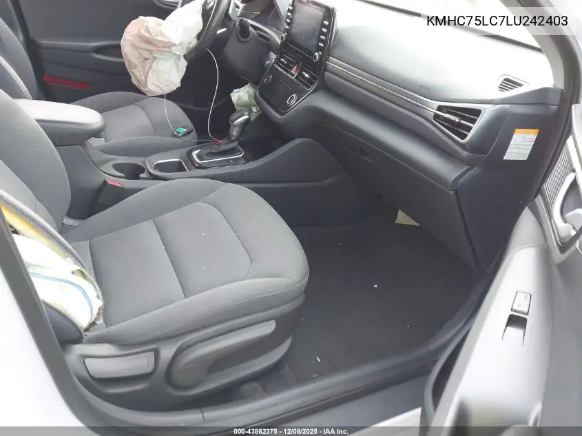 KMHC75LC7LU242403 2020 Hyundai Ioniq Hybrid Se