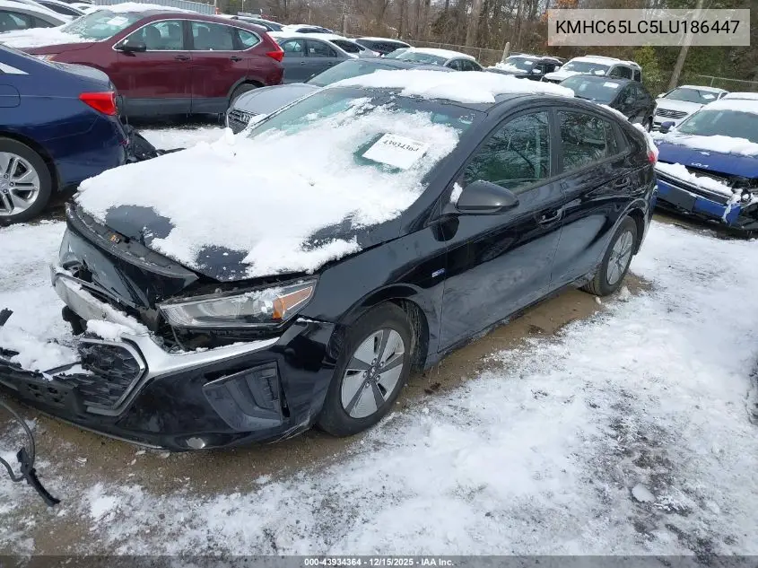 KMHC65LC5LU186447 2020 Hyundai Ioniq Hybrid Blue