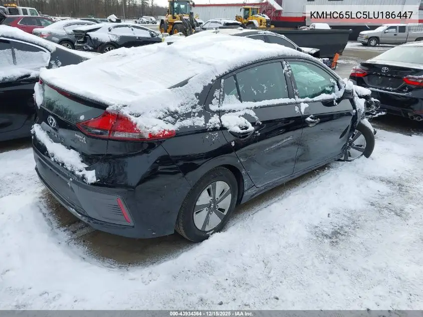 KMHC65LC5LU186447 2020 Hyundai Ioniq Hybrid Blue