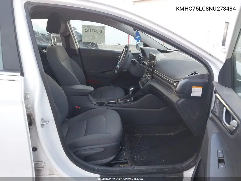 KMHC75LC8NU273484 2022 Hyundai Ioniq Hybrid Se