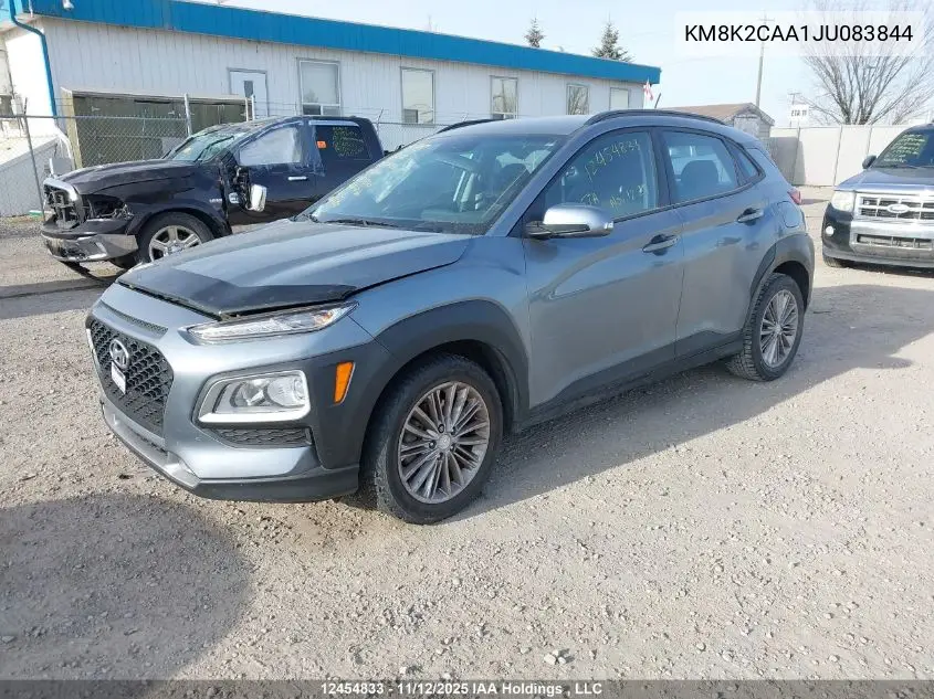 KM8K2CAA1JU083844 2018 Hyundai Kona