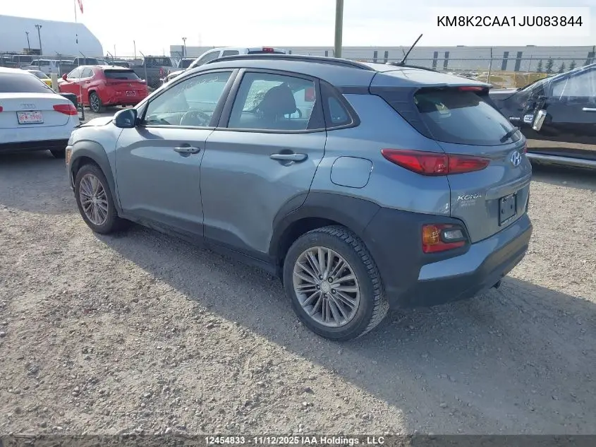 KM8K2CAA1JU083844 2018 Hyundai Kona