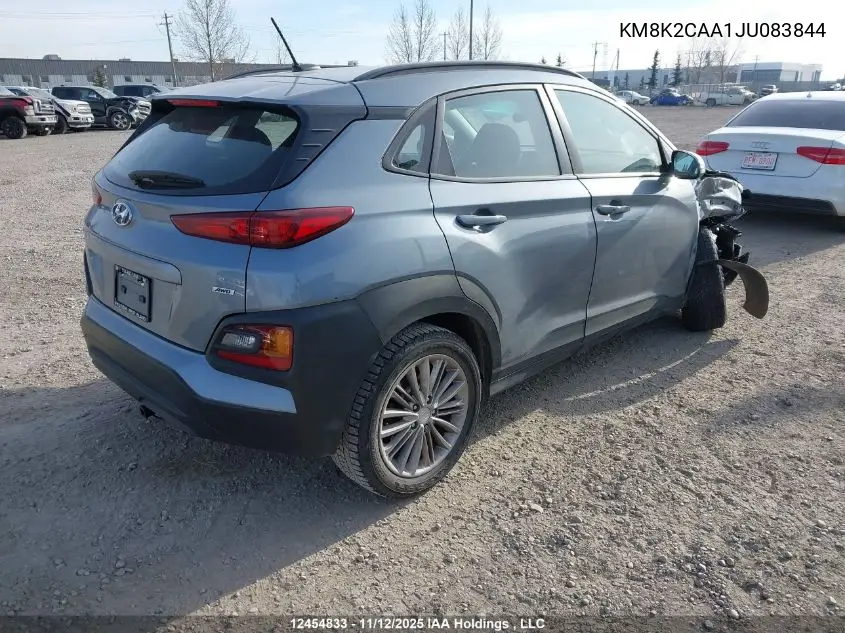 KM8K2CAA1JU083844 2018 Hyundai Kona