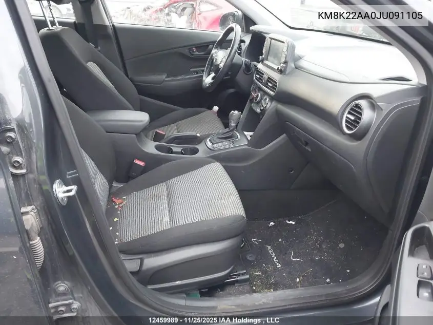 KM8K22AA0JU091105 2018 Hyundai Kona Sel