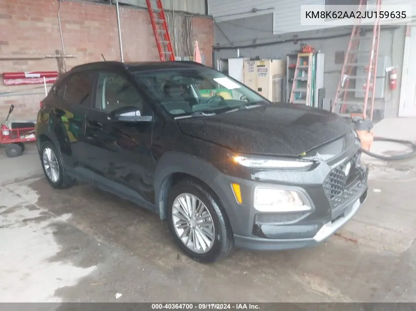 KM8K62AA2JU159635 2018 Hyundai Kona Sel