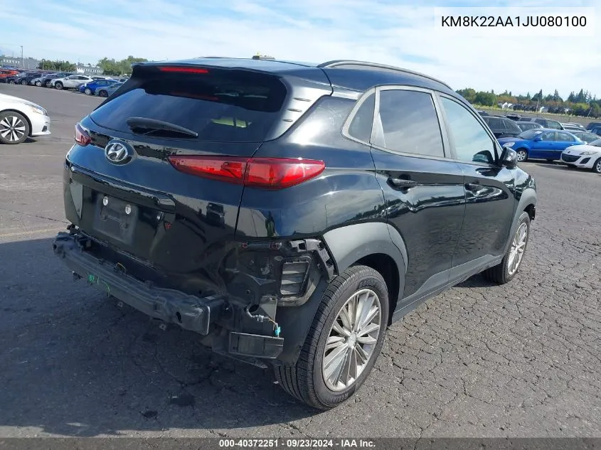 KM8K22AA1JU080100 2018 Hyundai Kona Sel