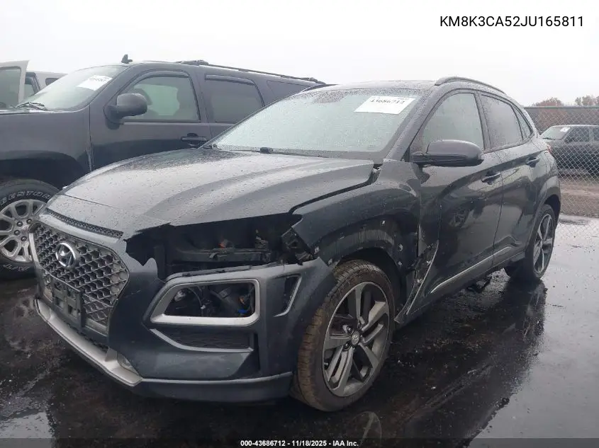KM8K3CA52JU165811 2018 Hyundai Kona Limited