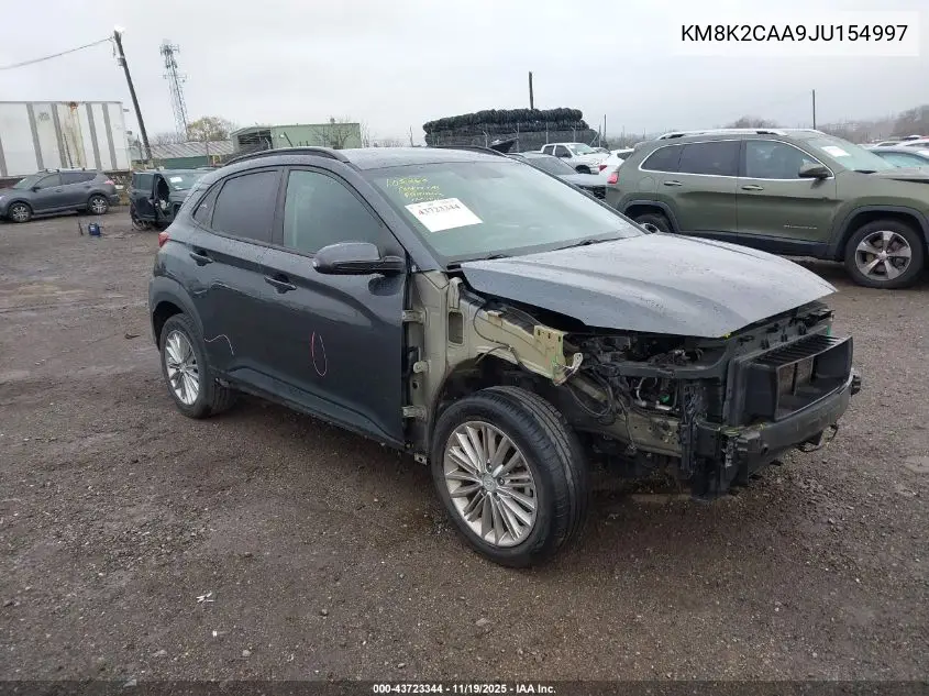 KM8K2CAA9JU154997 2018 Hyundai Kona Sel
