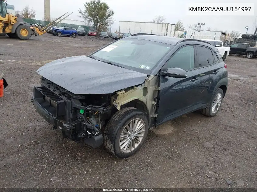 KM8K2CAA9JU154997 2018 Hyundai Kona Sel