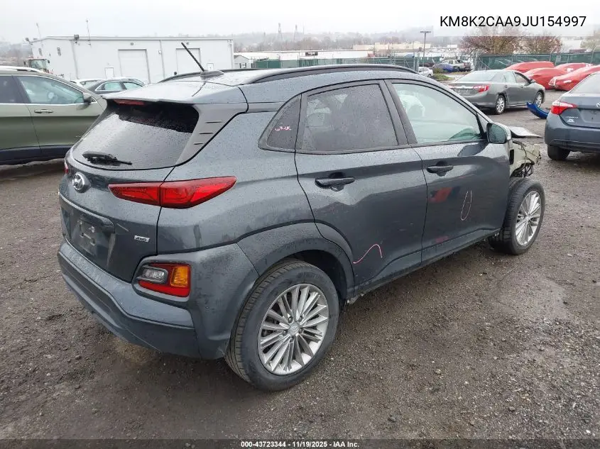 KM8K2CAA9JU154997 2018 Hyundai Kona Sel