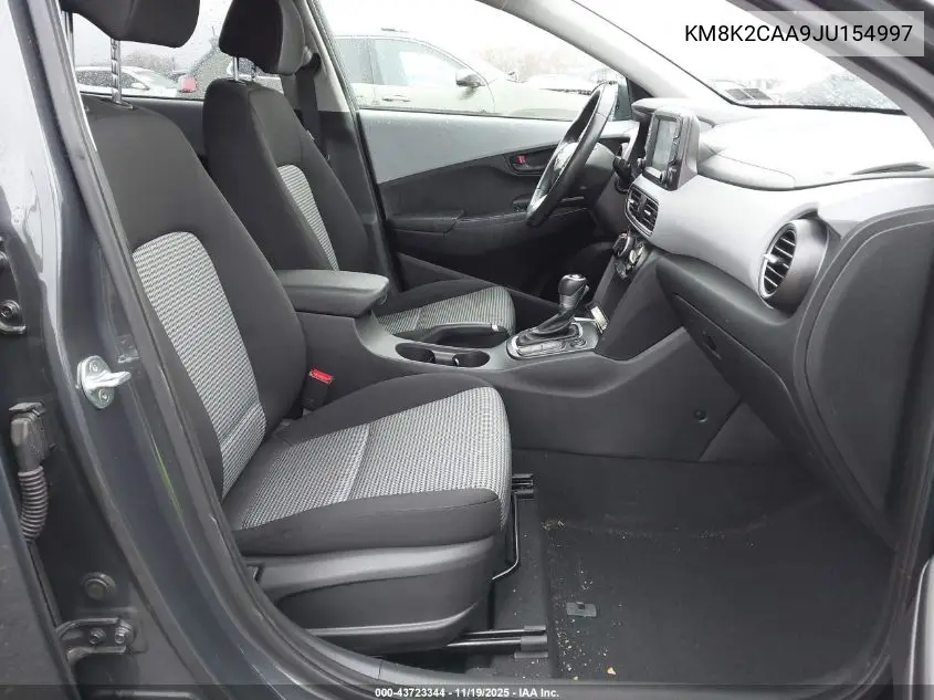 KM8K2CAA9JU154997 2018 Hyundai Kona Sel