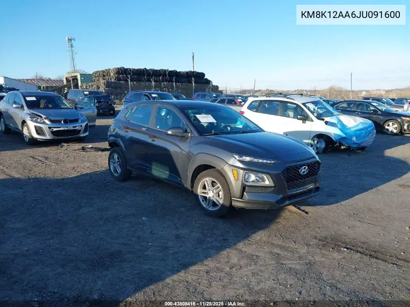 KM8K12AA6JU091600 2018 Hyundai Kona Se